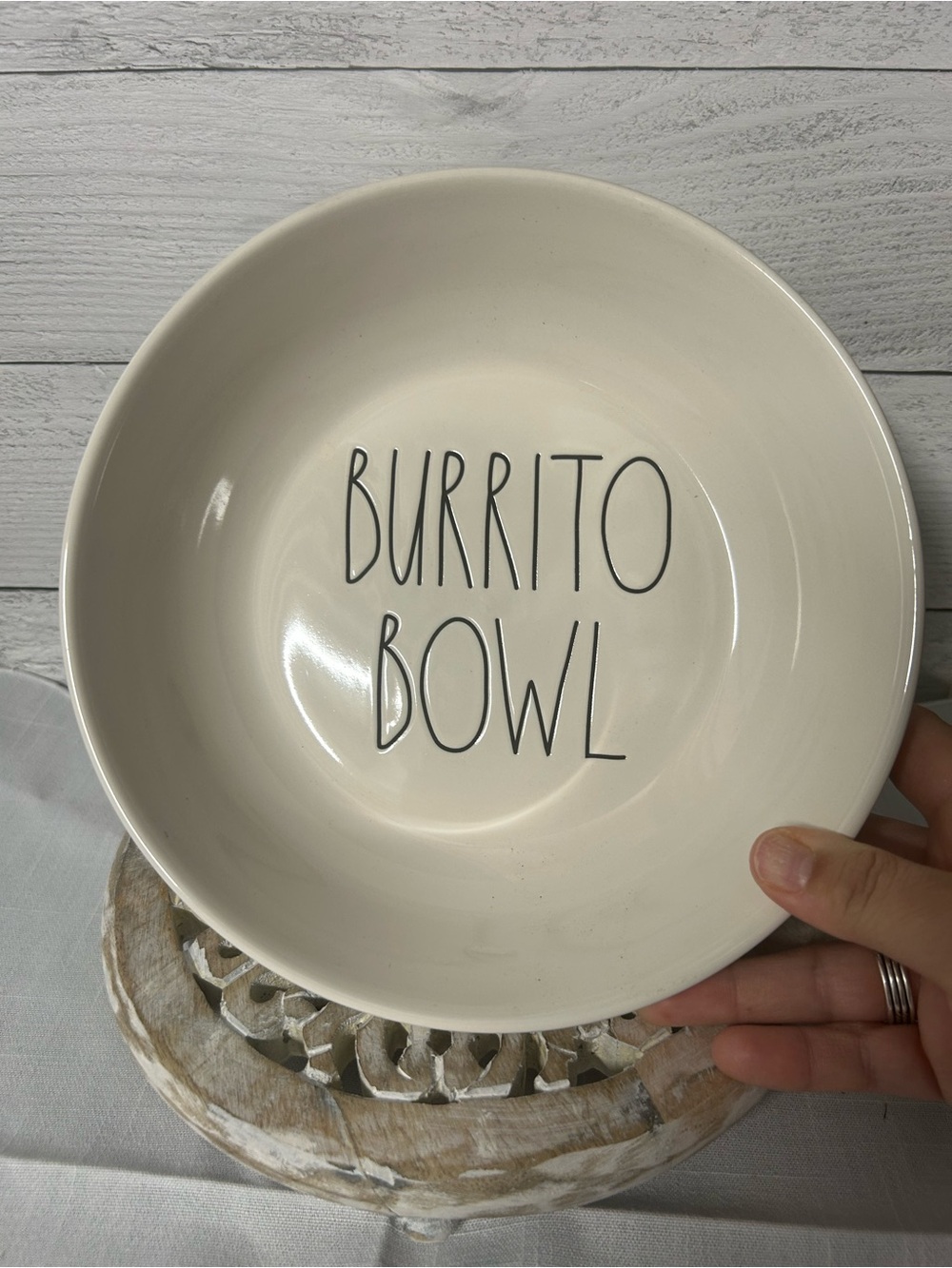 Rae Dunn Burrito Bowl Ceramic Bowl